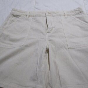 American Eagle Cargo Bermuda Off-White Short 18